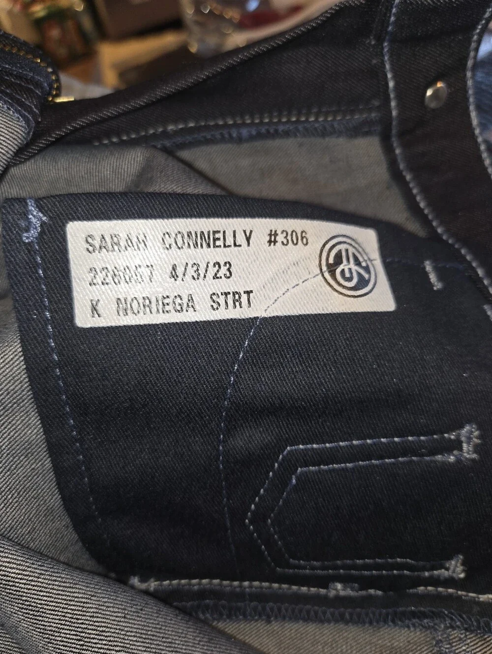 Blue Delta x Tom James Custom Bespoke Dark Wash Denim Jeans [30x33] Straight